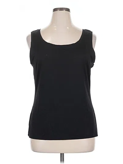 Pre-owned Investments Sleeveless T-shirt In Black
