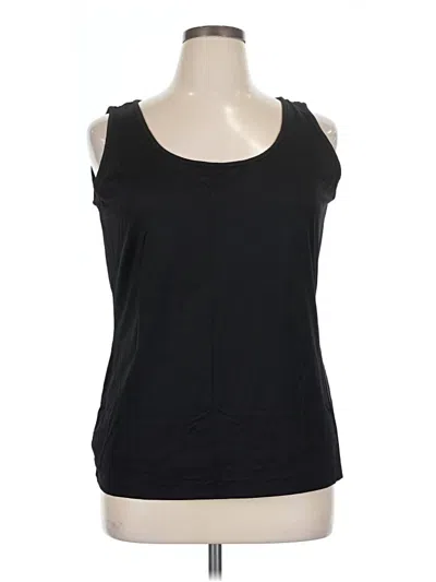 Pre-owned Investments Sleeveless T-shirt In Black
