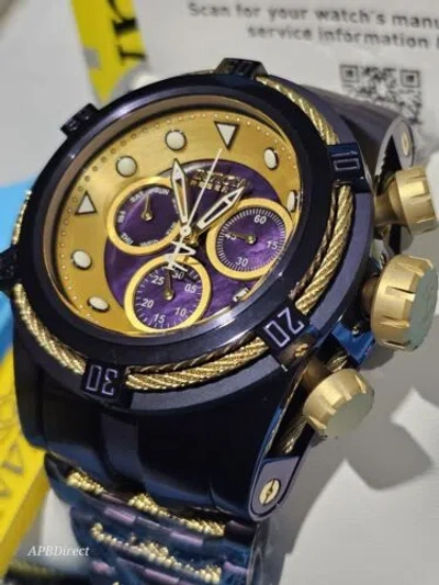 Pre-owned Invicta - Bolt Zeus - Purple Label - Swiss Z60 - Reserve Purple Mop Mens Watch