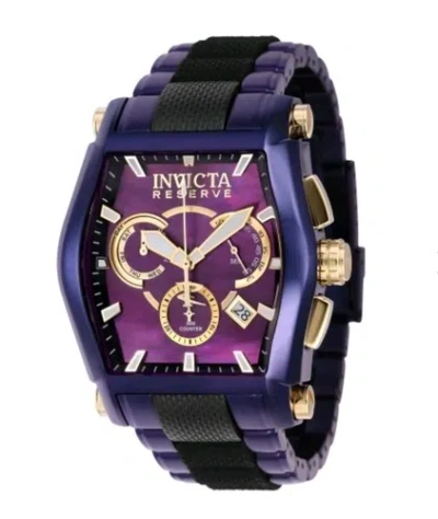 Pre-owned Invicta - Vortiz - Le Of 500 - Purple Label Swiss Z60 - Mop Dial Mens Watch