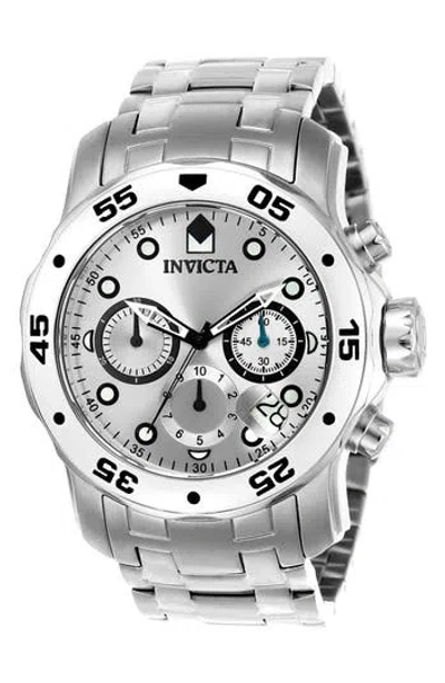 Invicta 0073 Pro Diver Watch In Silver