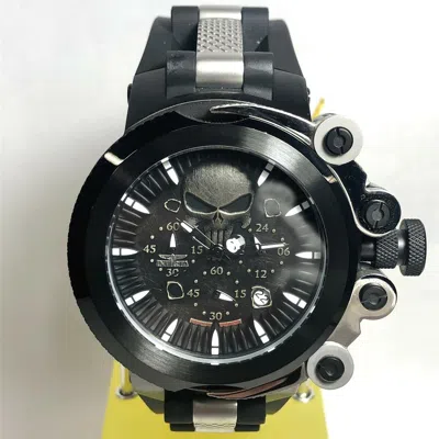 Pre-owned Invicta 26006 Punisher Marvel Le/3k Men's 56mm Coalition Forces Watch - Black