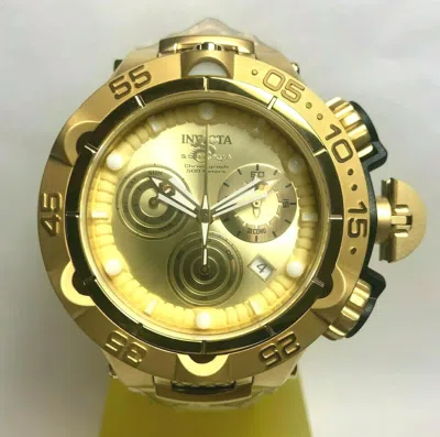 Pre-owned Invicta 26632 Men's 50mm Subaqua Noma V Stainless Steel Bracelet Watch Gold