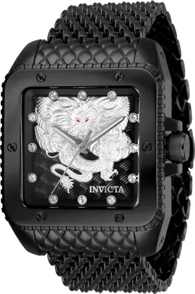 Pre-owned Invicta 28512 Cuadro Automatic With Sii Nh35a 24 Jewel Movement