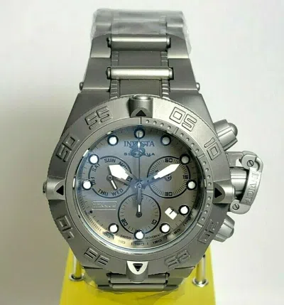 Pre-owned Invicta 33721 Men's 50mm Titanium Subaqua Noma Iv Swiss Chrono Bracelet Watch