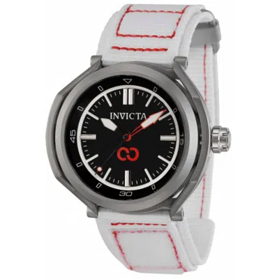 Invicta 47mm Corduba Quartz Nylon Strap Watch In Black