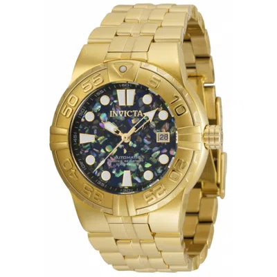 Invicta 47mm Or 55mm San I Automatic Mosaic Dial Bracelet Watch In Gold