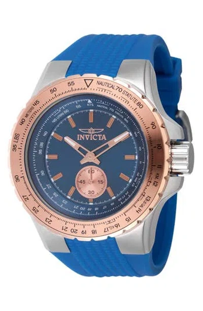 Invicta 49307 Aviator Watch In Blue