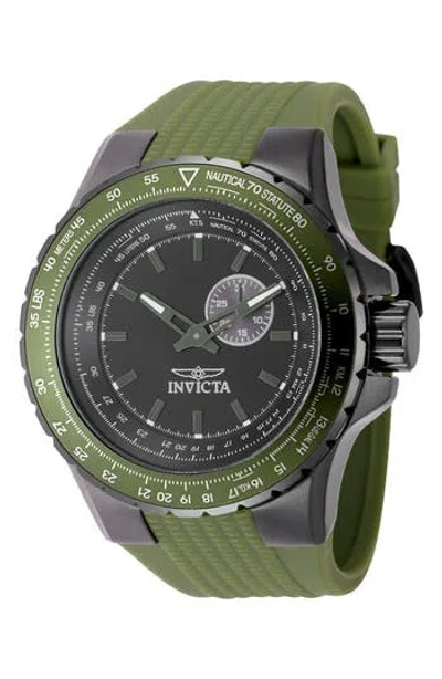 Invicta 49732 Aviator Watch In Green
