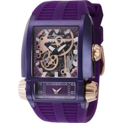 Pre-owned Invicta Akula Automatic Purple Dial Men's Watch 41733