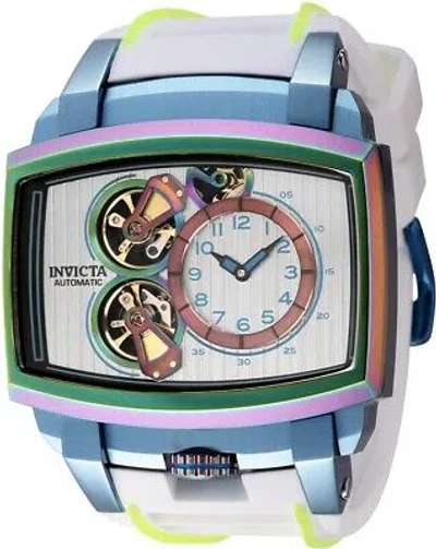Pre-owned Invicta Akula Automatic Silver Dial Tonneau Men's Watch 41701