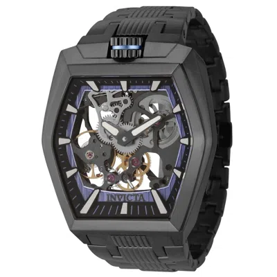 Pre-owned Invicta Akula Stealth Legion Mechanical Men's Watch W/ Skeleton Dial - 48mm, Gun