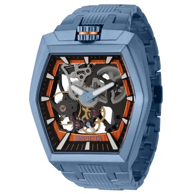Pre-owned Invicta Akula Stealth Legion Mechanical Men's Watch W/ Skeleton Dial - 48mm, Ice