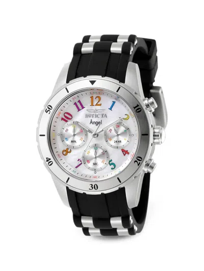 Invicta Angel 40mm Chronograph Watch In Black