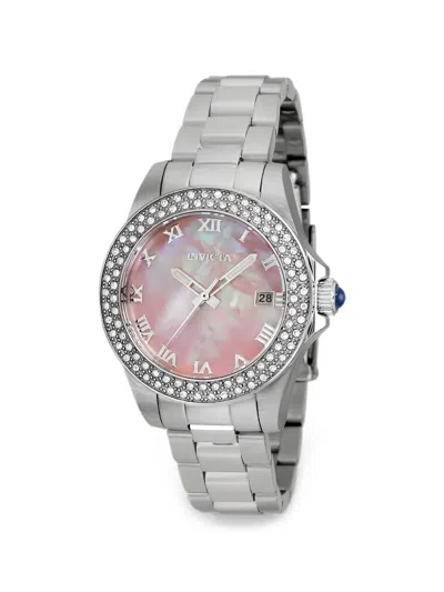 Invicta Angel Crystal Bezel 38mm Watch In Metallic