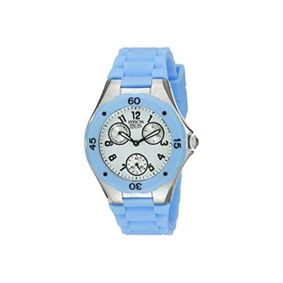 Invicta Angel Multi-function White Dial Ladies Watch 18795 In Blue