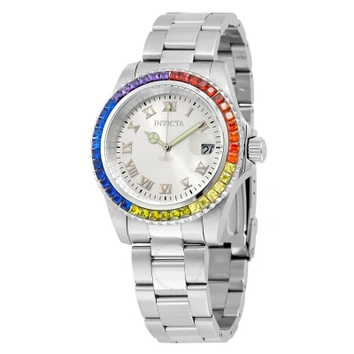 Invicta Angel Silver Dial Stainless Steel Ladies Watch 20021