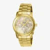 Invicta Angel Womens Gold Tone Stainless Steel Bracelet Watch 0466 In Gold