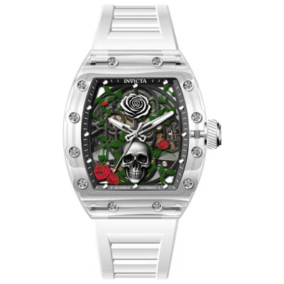 Invicta Artist Roseskull Men's Watch In White