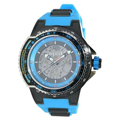 Invicta Aviator Crosswind 54mm Automatic Skeletonized Watch In Blue