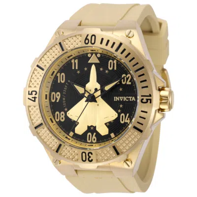 Invicta Aviator 50mm Watch In Gold