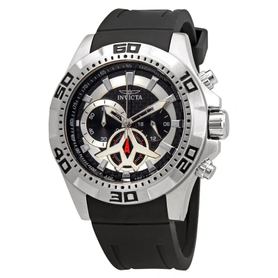 Invicta Aviator Multi-function Black Carbon Fiber Dial Men's Watch 21735