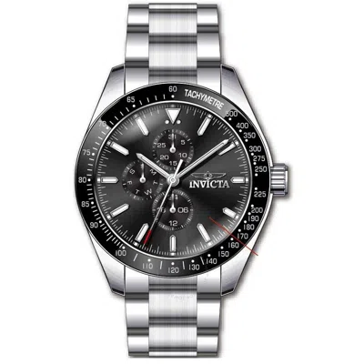 Invicta Aviator Quartz Black Dial Men's Watch 38966 In Black / Silver