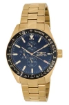 Invicta Aviator Two-tone Quartz Bracelet Watch, 45mm X 12mm