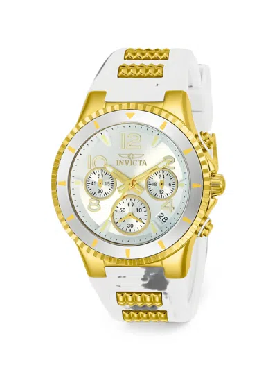 Invicta Blu 39mm Watch In Gold