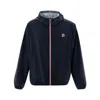 Invicta Blue Polyamide Shell Jacket In Black