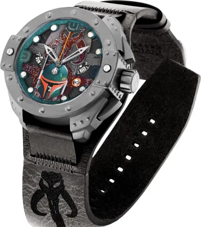 Pre-owned Invicta Boba Fett  Reserve Star Wars Watch 39754 - 52mm Custom Laser Branding