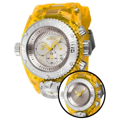 Invicta Bolt Bolt Zeus Magnum Chronograph Quartz Silver Dial Men's Watch 43109 In Two Tone  / Gold Tone / Silver / Yellow
