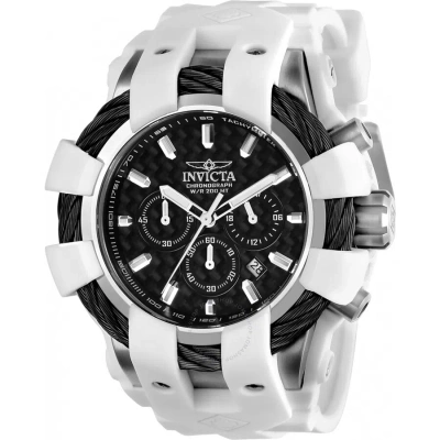 Invicta Bolt Chronograph Black Dial Men's Watch 23856 In Black / White