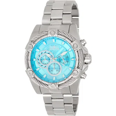 Invicta Bolt Chronograph Bracelet Strap Watch, 52mm In Light Blue