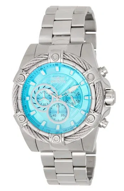 Invicta Bolt Chronograph Bracelet Strap Watch, 52mm In Metallic