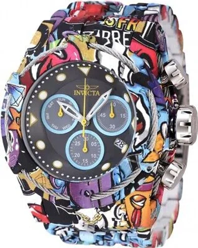 Pre-owned Invicta Bolt Chronograph Quartz Black Dial Men's Watch 45488