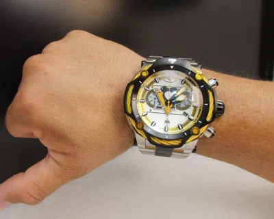 Pre-owned Invicta Bolt Men's Oversize 60mm Watch Nhl Pittsburgh Penguins, 42116