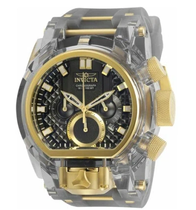 Pre-owned Invicta Bolt Zeus Magnum 52mm Anatomic Dual Dial Chronograph Watch 29999