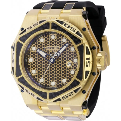 Invicta Carbon Hawk Automatic Men's Watch 38909 In Two Tone  / Black / Gold / Gold Tone