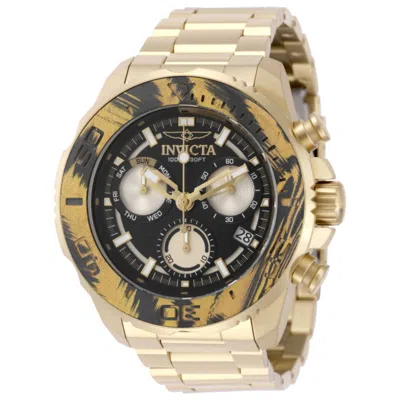 Invicta Carbon Hawk 48mm Watch In Gold