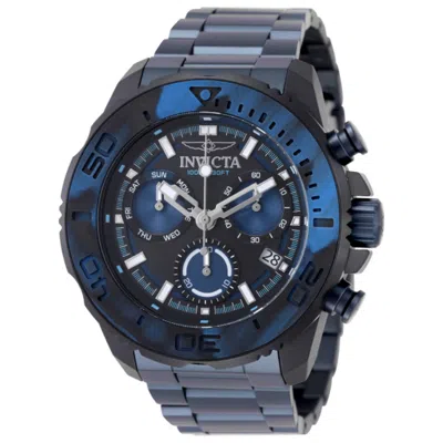 Invicta Carbon Hawk 48mm Watch In Blue