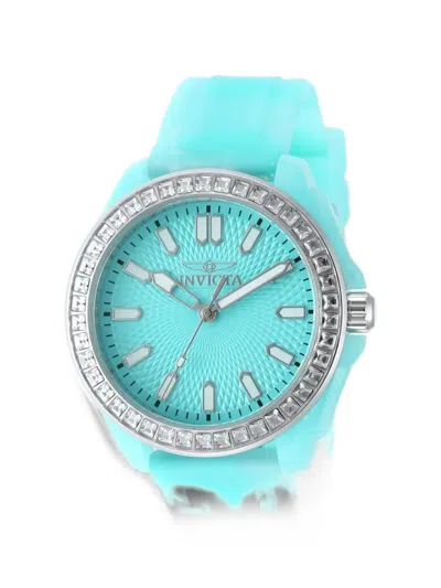 Invicta Celestial Silicone 37mm Watch In Green