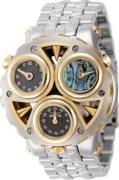 Pre-owned Invicta Cerberus Quartz Three Dials Men's Watch 44593