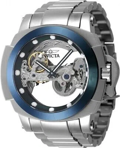 Pre-owned Invicta Coalition Forces Automatic Blue Dial Men's Watch 45960