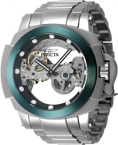 Pre-owned Invicta Coalition Forces Automatic Green Dial Men's Watch 45959