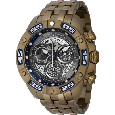 Pre-owned Invicta Coalition Forces Chronograph Quartz Grey Dial Men's Watch 41670