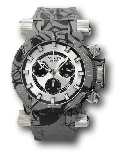 Pre-owned Invicta Coalition Forces Graffiti Hydroplated 51mm Swiss Chronograph Watch 26450