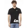 Invicta Black Cotton Polo Shirt In Black