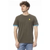 Invicta Green Cotton T-shirt In Green