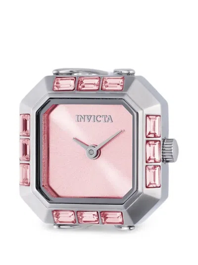 Invicta Crystal-embellished 21mm Ring Watch In Pink